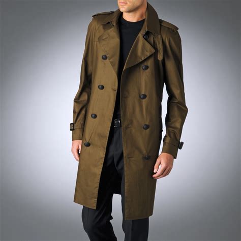 burberry mens trench coat green|Burberry trench with removable liner.